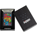 Zippo Street Art Black Matte Windproof Lighter 70433