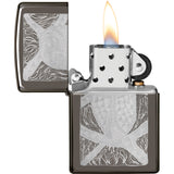 Zippo John Smith Gumbula Design Black Ice Windproof Lighter 70447