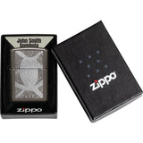 Zippo John Smith Gumbula Design Black Ice Windproof Lighter 70447