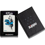 Zippo Santa Cruz Skateboards Hand Design White Matte USA Made Lighter 70484