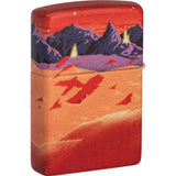 Zippo Mars Design Orange/Tan 540 Colored Water Resistant Lighter 70762