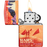 Zippo Mars Design Orange/Tan 540 Colored Water Resistant Lighter 70762