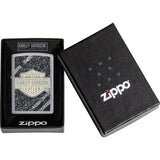 Zippo Harley Davidson Logo Design Street Chrome Windproof Lighter 70770