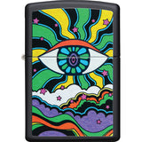 Zippo Black Light Eye Design Multi-Colored Waterproof UV Lighter 70895