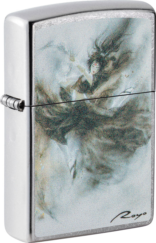 Zippo Luis Royo Artwork Design Street Chrome Windproof Lighter 71850