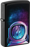 Zippo Astronaut Design Black Matte Windproof Lighter 71856