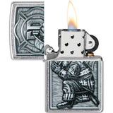 Zippo Firefighter Design Street Chrome Waterproof Lighter 71868