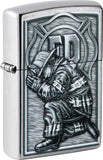 Zippo Firefighter Design Street Chrome Waterproof Lighter 71868