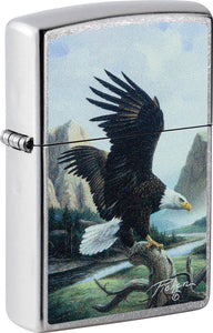 Zippo Linda Pickens Design Street Chrome Windproof Lighter 71907