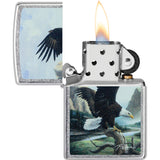 Zippo Linda Pickens Design Street Chrome Windproof Lighter 71907