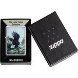 Zippo Linda Pickens Design Street Chrome Windproof Lighter 71907