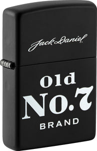 Zippo Jack Daniel's Design Black Matte Windproof Lighter 71908