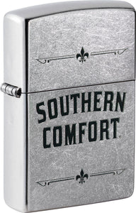 Zippo Southern Comfort Design Street Chrome 2.25" Pocket Lighter Windproof 71909