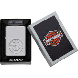 Zippo Harley Davidson Design High Polish Chrome Windproof Lighter 71914