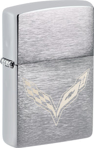 Zippo Corvette Brushed Chrome Windproof Lighter 71916