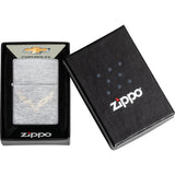 Zippo Corvette Brushed Chrome Windproof Lighter 71916