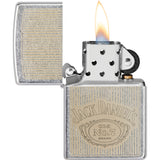 Zippo Jack Daniel's Design Street Chrome Windproof Lighter 71917