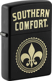 Zippo Southern Comfort Design Black Matte 2.25" Pocket Lighter Windproof 71918