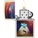 Zippo UFO Design Glow In The Dark Windproof Lighter 71922