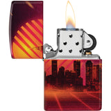 Zippo Cyber City Design Windproof Lighter 73662