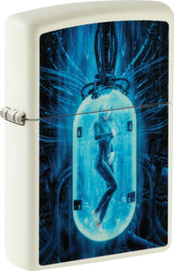 Zippo Woman in Tube Design Cream Matte Water Resistant Lighter 73670