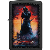 Zippo Frank Frazetta Death Design Black Matte Windproof Lighter 73753