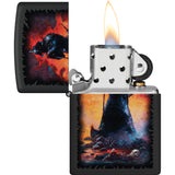 Zippo Frank Frazetta Death Design Black Matte Windproof Lighter 73753