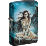 Zippo Luis Royo Design Blue/White 540 Colored Water Resistant Lighter 73823