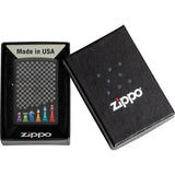 Zippo Chess Pieces Design Black Matte Windproof Lighter 74416