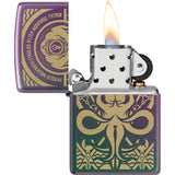 Zippo Evil Design Chameleon Iridescent Windproof Pocket Lighter 74513