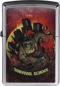 Zippo CUMA Urban Survival Design Street Chrome Windproof Lighter 75115