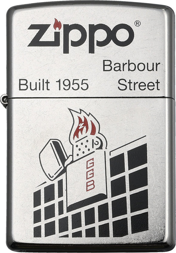 Zippo Barbour Street Design Street Chrome Windproof Lighter 76380