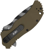 Zero Tolerance Linerlock A/O OD Green G10 Folding CPM-MagnaCut Knife 0350OLTS