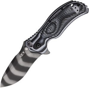 Zero Tolerance Linerlock A/O Black & White G10 Folding Camo S30V Knife 0350TSBG
