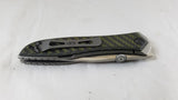 Zero Tolerance Titanium CPM-20CV Green Carbon Fiber Onlay Folding Knife 0640