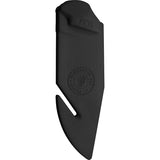 SOG Ace 8.75" Black Fixed Stonewash Blade Knife + Sheath sce1001cp