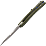 Steel Will Arcturus F55M Linerlock Green Folding Pocket Knife 55m02