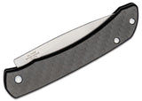 Artisan Biome Slip Joint Carbon Fiber Folding Sandvik 12C27 Pocket Knife Closed 1840PCF