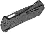 Buck Marksman Black Aluminum Folding 154CM Tanto Pocket Knife 831BKS1