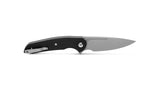 Ferrum Forge Knife Works Stinger Linerlock Black Folding Knife 005b