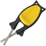 The Block Knife Sharpener Yellow and Black - block01