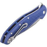 Steel Will Intrigue F45 Linerlock Blue FRN Folding D2 Steel Pocket Knife F4516