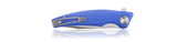 Steel Will Shaula Linerlock Blue G10 Handle D2 Steel Folding Knife F6111