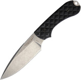 Bradford Knives Guardian 3 Black AEB-L Steel Fixed Blade Knife 3FE001A