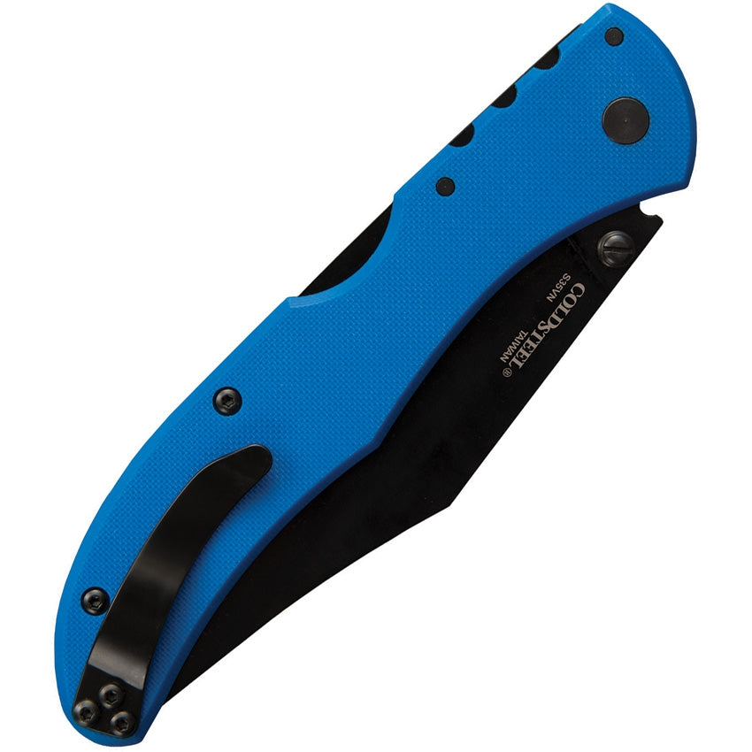 Cold Steel Broken Skull 1 Lockback Blue Folding Knife 54s4a