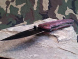 Tac Force Pocket Knife Purple Camo Blk Blade -tf764PC