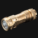 JETBeam II Pro CREE XPL HI LED Copper Body Flashlight w/ Clip 2PBZ