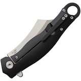 Artisan Corsair Black Carbon Fiber Folding Pocket Knife 1828GBKS