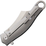 Artisan Corsair Gray Carbon Fiber Folding Pocket Knife 1828GGYS