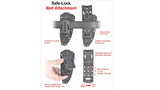 V NIVES CRAB Linerlock Knife Black Rescue Wrench Multi-Tool W/ Hermit Sheath Details